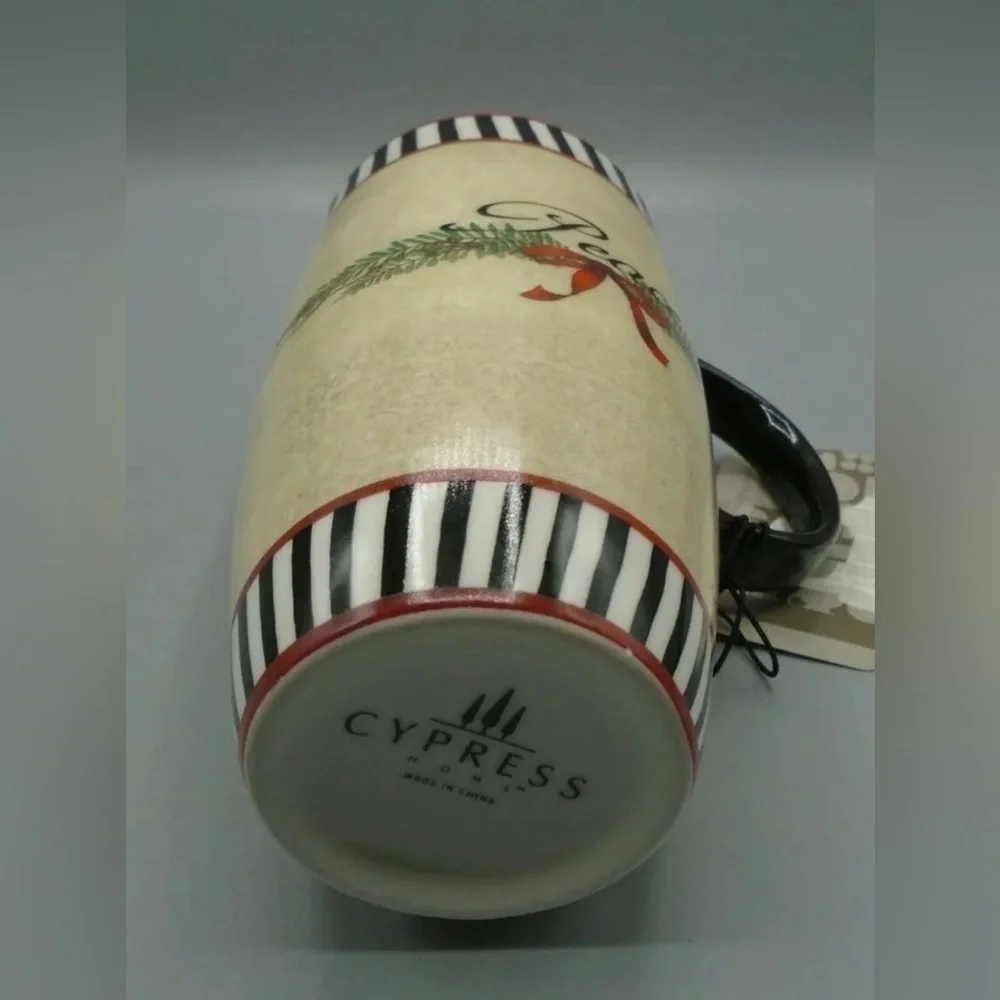 CYPRESS HOME Holiday 19oz Latte Travel Mug with Lid 